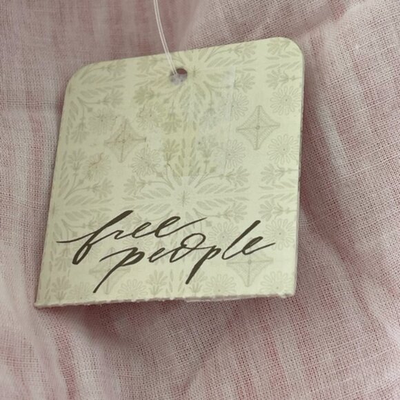 Red  &  White Free People Women's Striped Sleeveless Smocked Tiered Maxi Dress - Picture 7 of 10